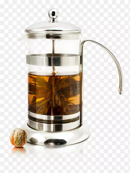 伯爵茶绿茶法式冲泡咖啡茶