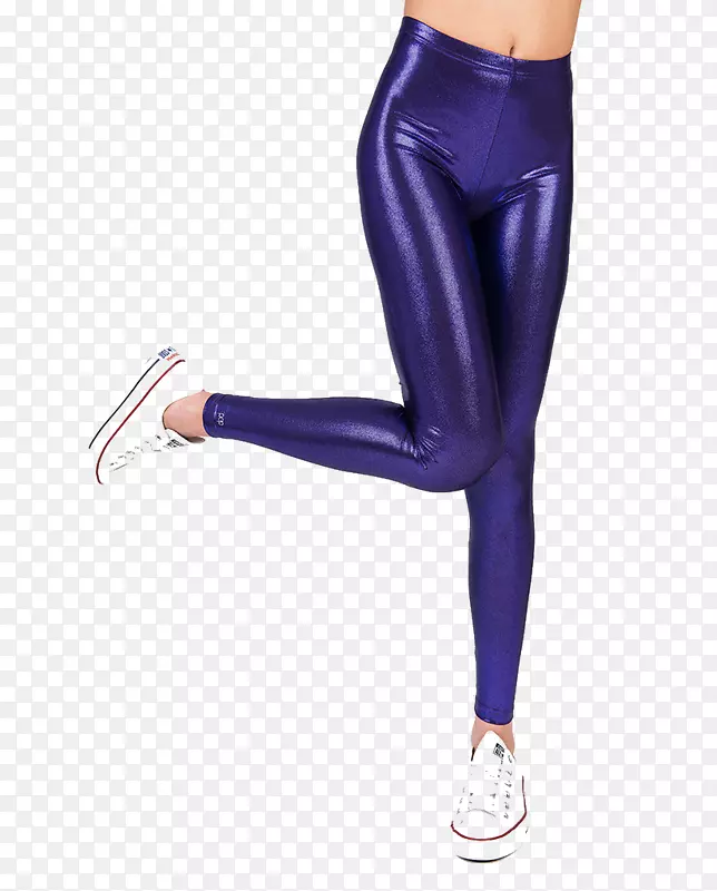 腰裤.紫色闪光裤