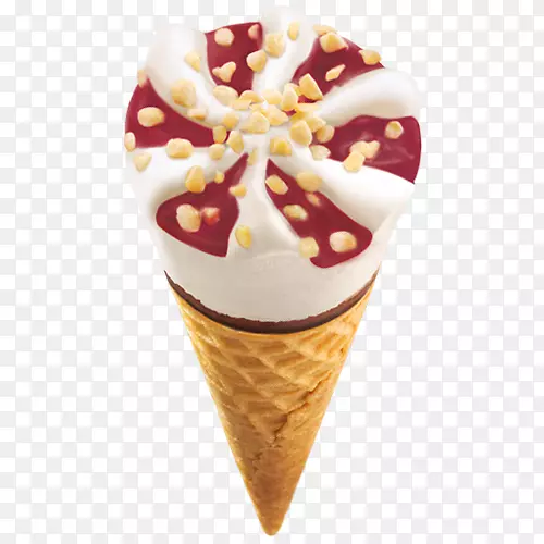 圣代冰淇淋圆锥形冷冻酸奶