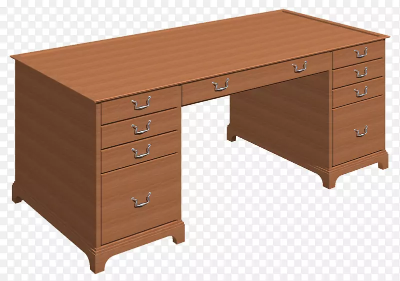 书桌档案柜抽屉木料染色设计