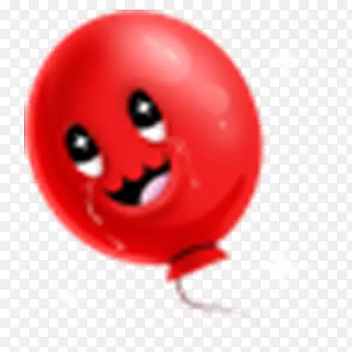 气球红色信息计算机图标-气球