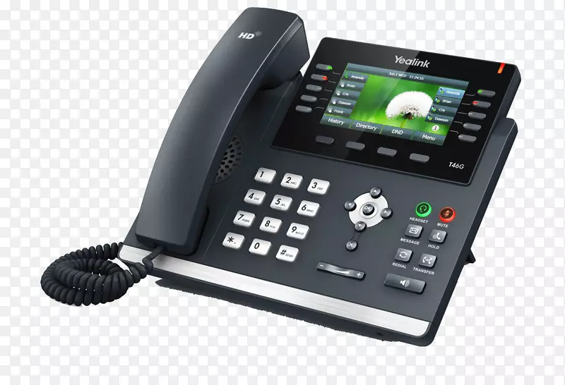 yalink SIP-t46g voip电话会话启动协议电话