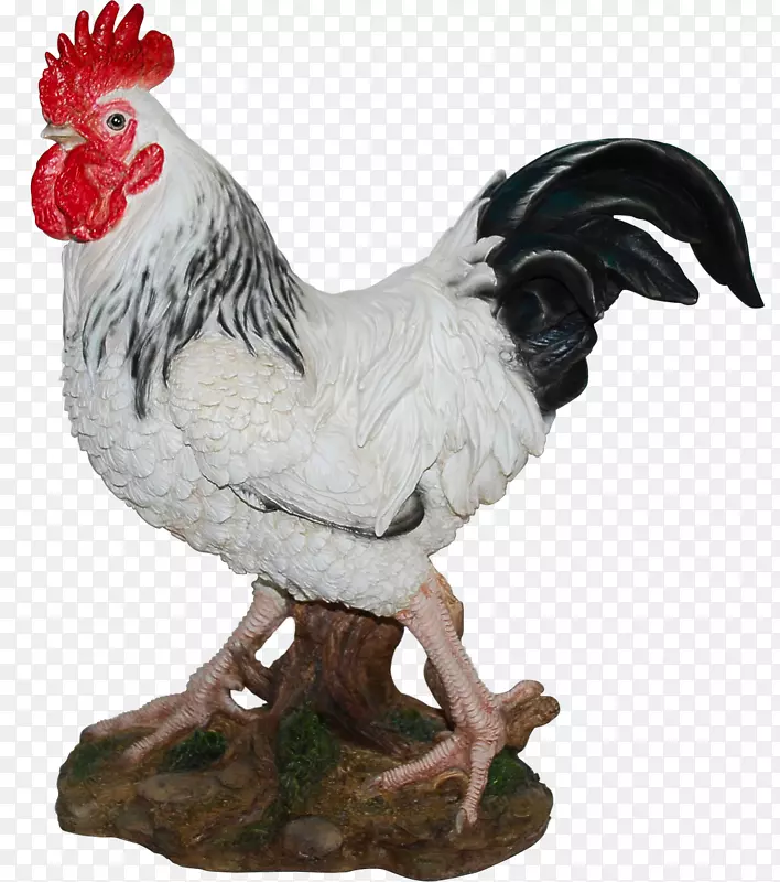 公鸡奥平顿鸡雕像花园装饰品