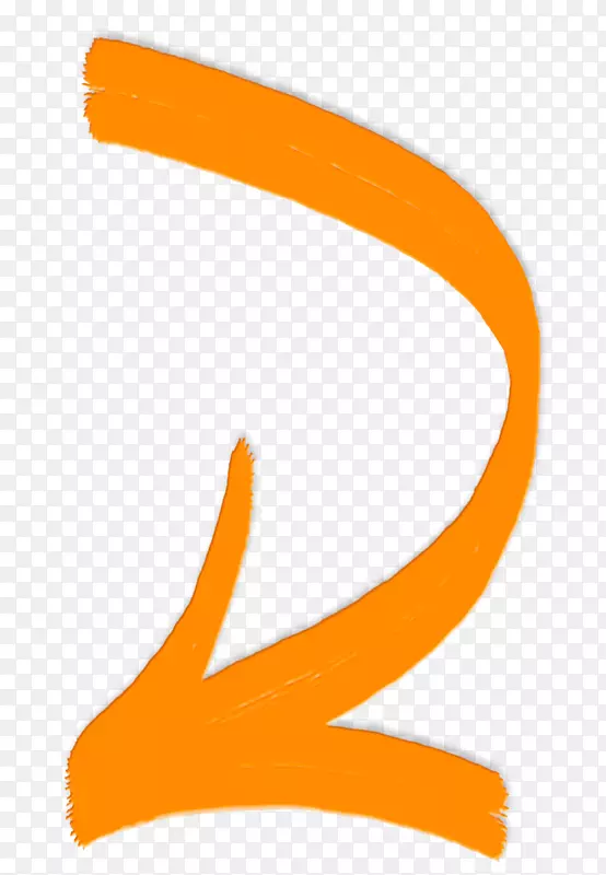 橙色波尔斯卡电脑图标剪贴画-橙色
