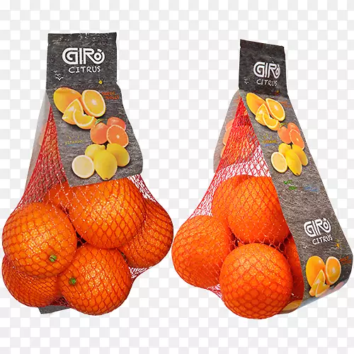 克莱门汀橘子包装和标签女装盒