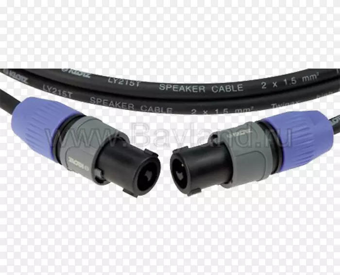 同轴电缆扬声器电线电连接器扬声器连接器Neutrik-扩音器连接器