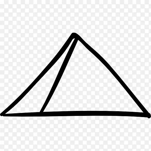埃及金字塔方形金字塔三角形手绘帐篷