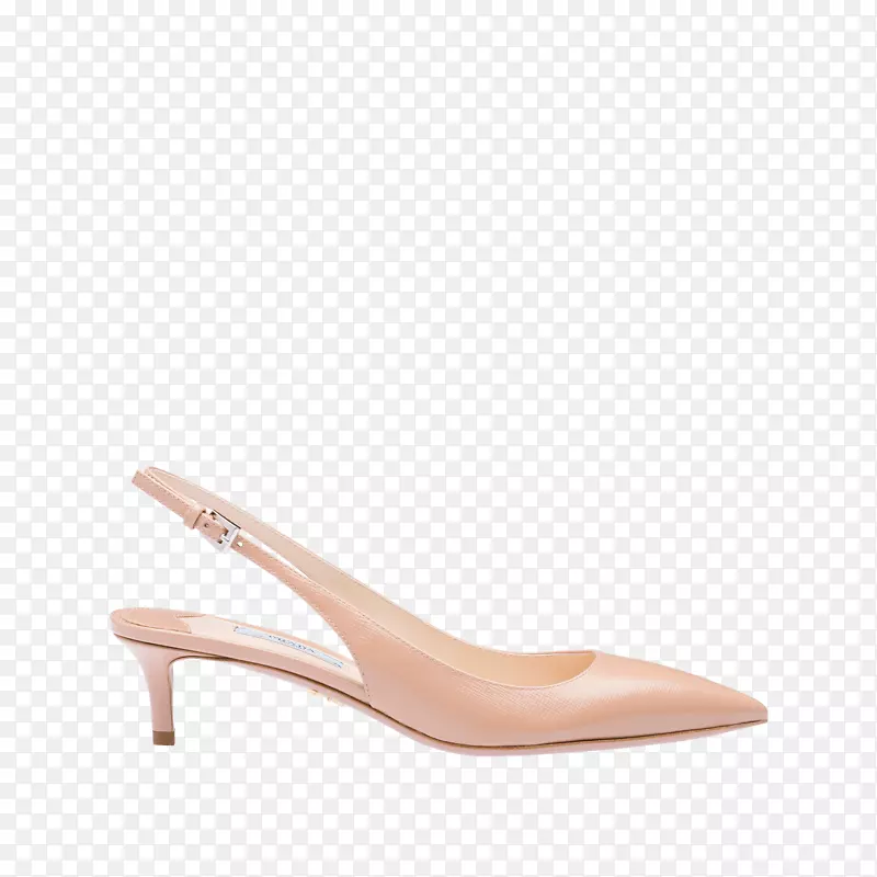 鞋跟粉红m型凉鞋