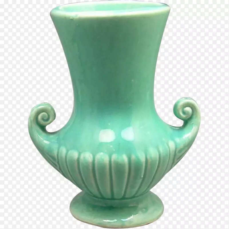 花瓶陶器绿松石花瓶