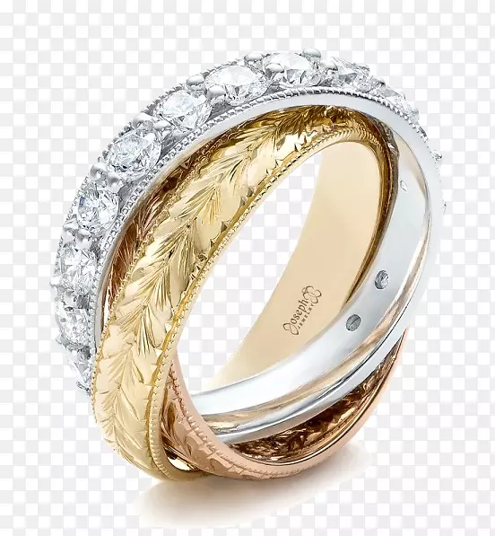 婚戒雕刻永恒戒指珠宝戒指