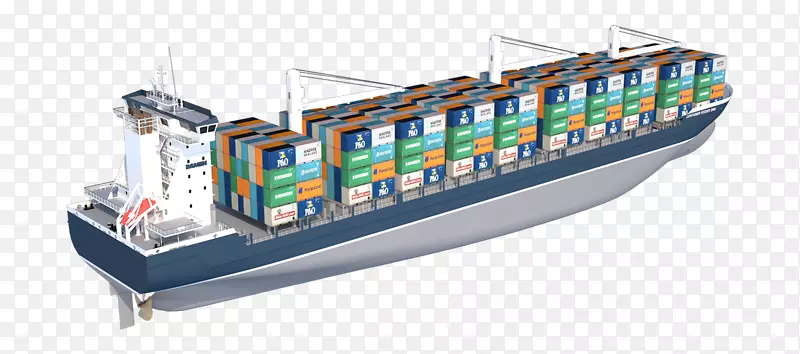 集装箱船多式联运集装箱给料船重型升船机化妆品包装效果图