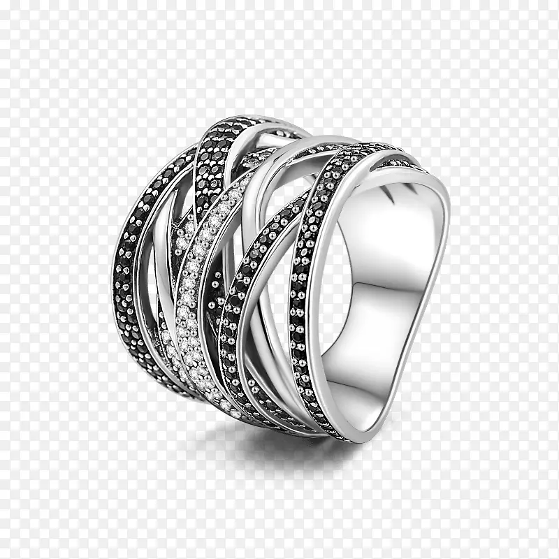 结婚戒指纯银永恒戒指