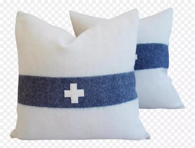 投掷枕头垫蓝色公关-枕头