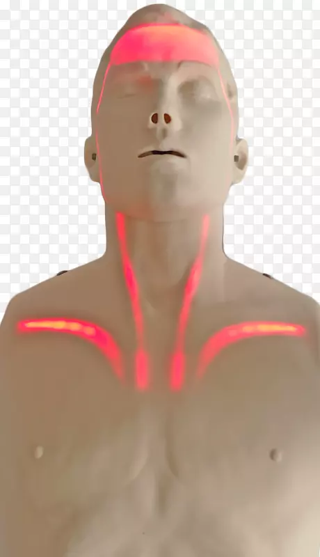 透明解剖人体模型自动体外除颤器心肺复苏急救用品