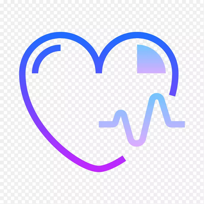 电脑图标心脏脉搏夹艺术-心脏