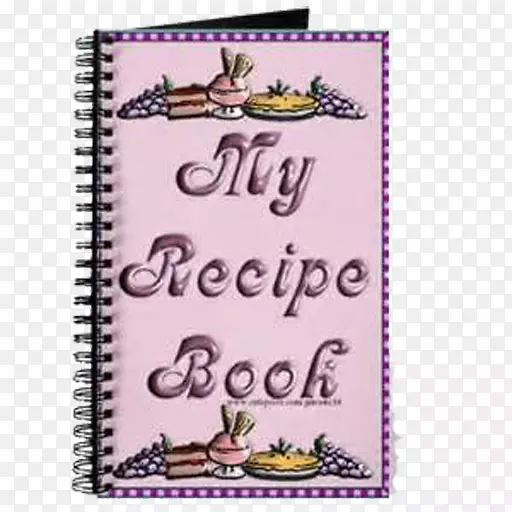 食谱空白食谱：我的食谱烹饪笔记本烹饪
