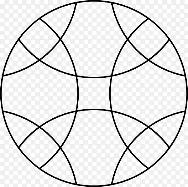 重叠圆网格拼图圆圈