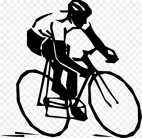 赛车自行车公路自行车赛车剪贴画-Ciclista