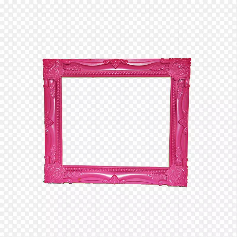 相框粉红m矩形rtv粉红盒