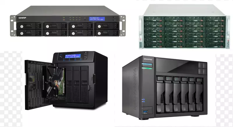 磁盘阵列计算机服务器网络存储系统wd Sentinel ds5100-wdbyve0080kbk-8 gb ram-2.3 ghz-8 tb hdd计算机案例和外壳-计算机