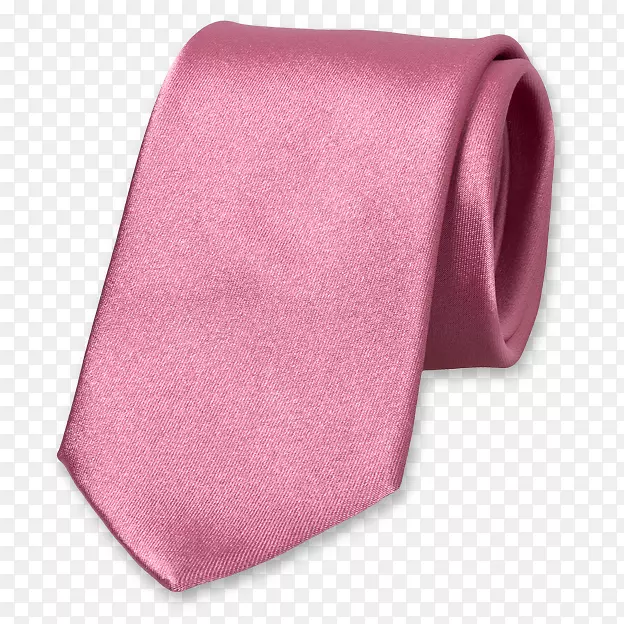 粉红领带缎子绸缎