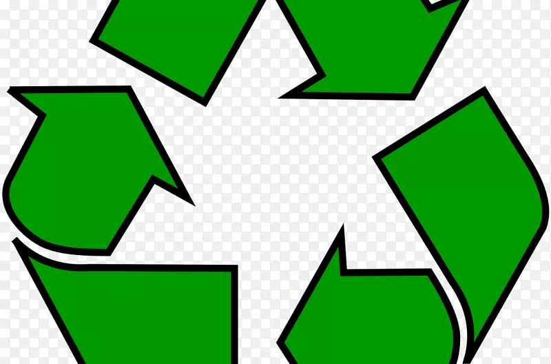 循环再造符号垃圾桶胶袋标志