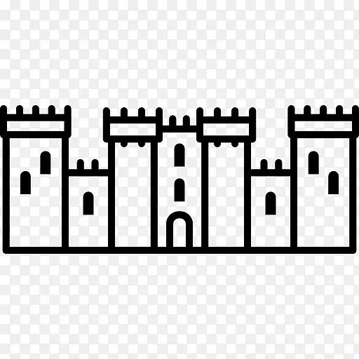 Skipton城堡电脑图标摄影-城堡