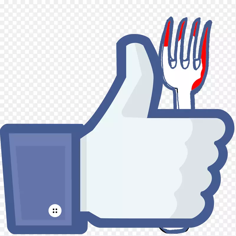 社交媒体Facebook就像按钮Facebook公司。-社交媒体
