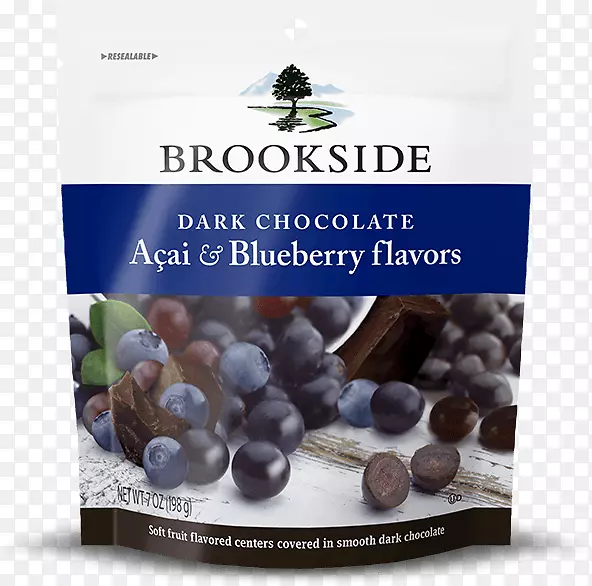 果汁巧克力覆盖葡萄干巧克力棒蓝莓-阿凯浆果