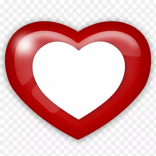 心脏计算机图标三维计算机图形.心脏