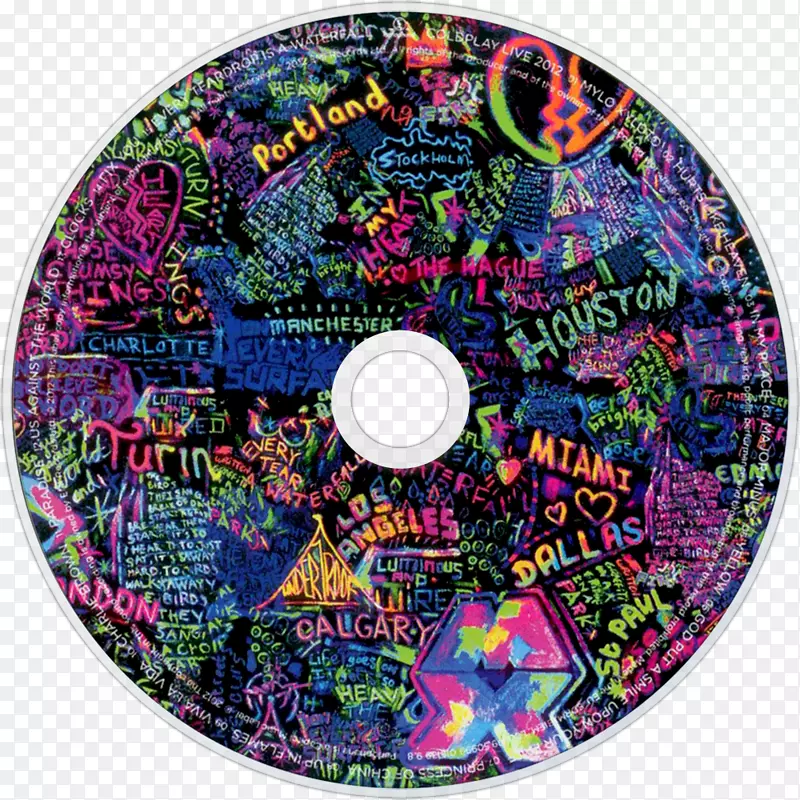 CD DVD Coldplay 2012