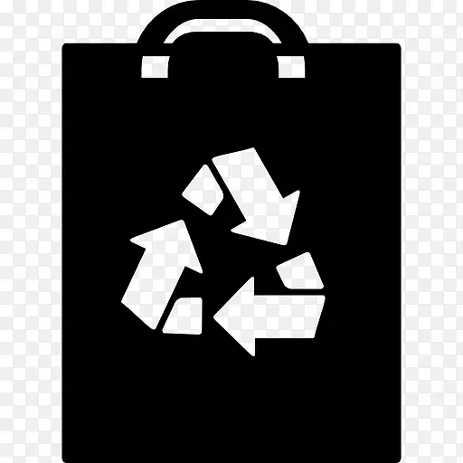 纸塑袋回收箱回收符号回收袋