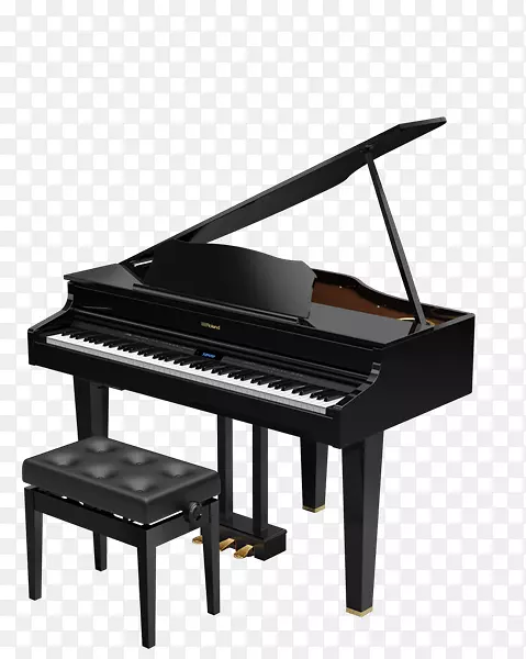 数字钢琴电动钢琴演奏者罗兰公司钢琴公司