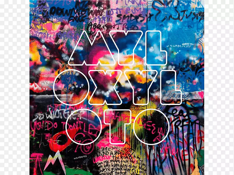 Mylo Xyloto Coldplay专辑封面光盘-冷盘