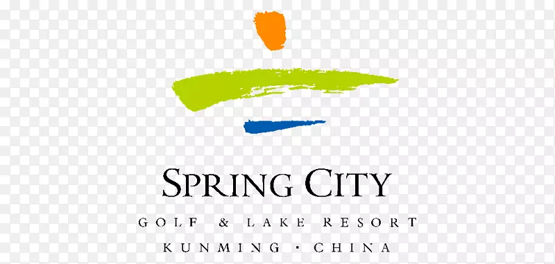泉城高尔夫湖度假村标志品牌桌面壁纸字体