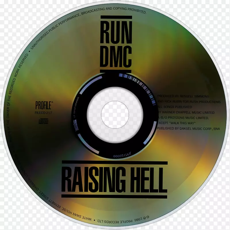 提升地狱光盘运行-D.M.C。档案记录运行-华盛顿。-经营DMC