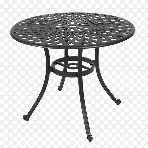 餐桌花园家具铝椅金属露台桌