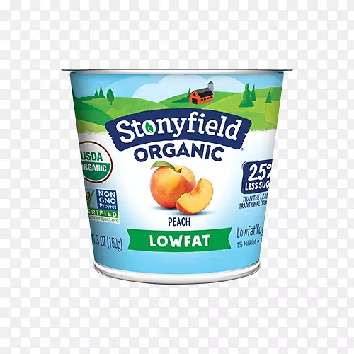有机食品豆奶奶油Stonyfield农场有限公司。-牛奶