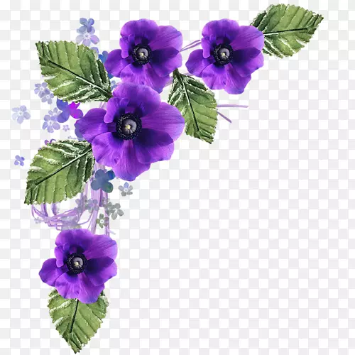 花卉设计紫色插花艺术-紫色