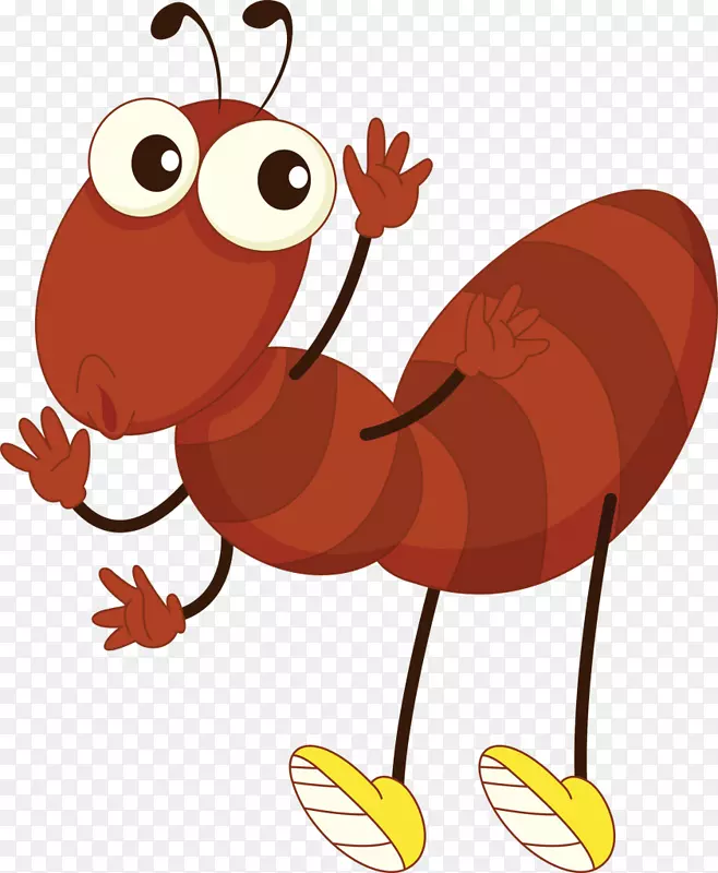 蚂蚁动画剪辑艺术-卡通蚂蚁