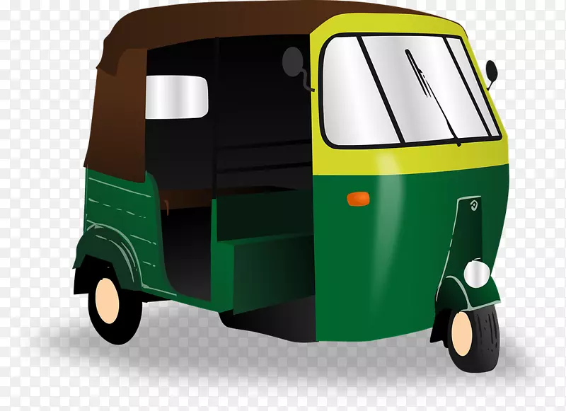 自动人力车Bajaj自动皮卡-自动挂车