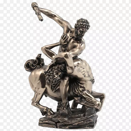 Heracles和Nnessus青铜雕塑，古典雕塑-吴福图纳