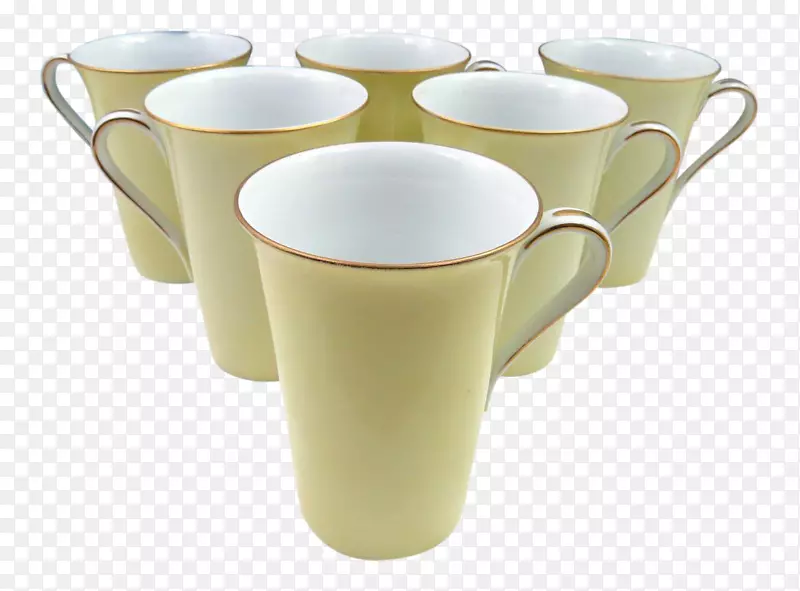 壶，咖啡杯，陶瓷杯，杯子