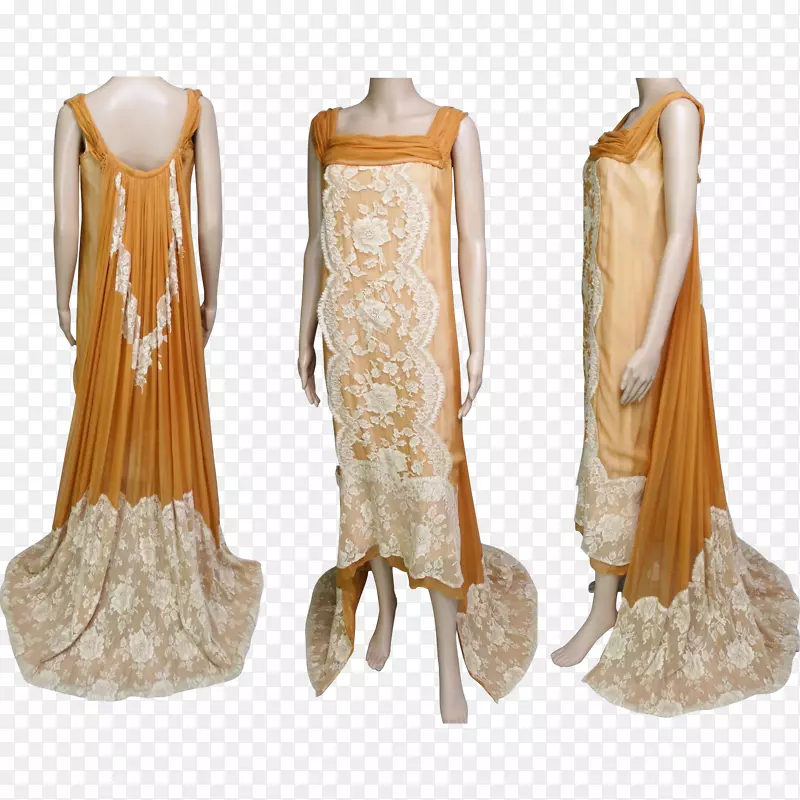 20世纪20年代婚纱晚礼服服装设计