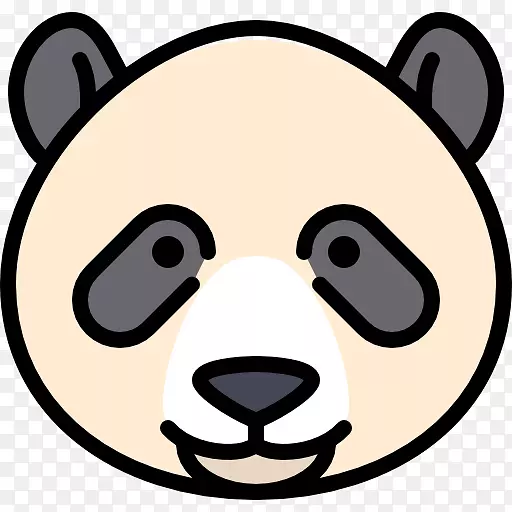 大熊猫电脑图标熊夹艺术熊