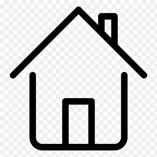 电脑图标房子住宅房地产建筑-房子