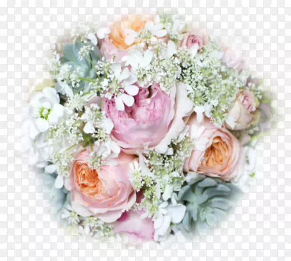花园玫瑰，花卉设计，花束，卷心菜，玫瑰花