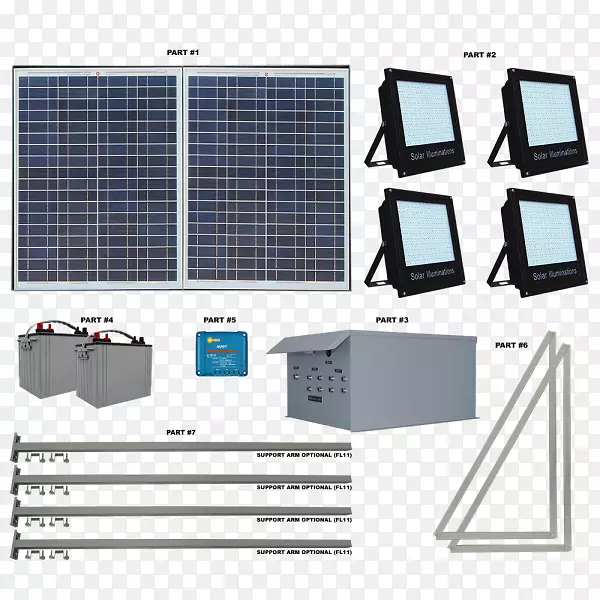 工程系统太阳能电池板太阳能计算机