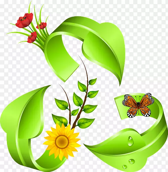 环保花卉设计环境运动自然环境友好型自然环境
