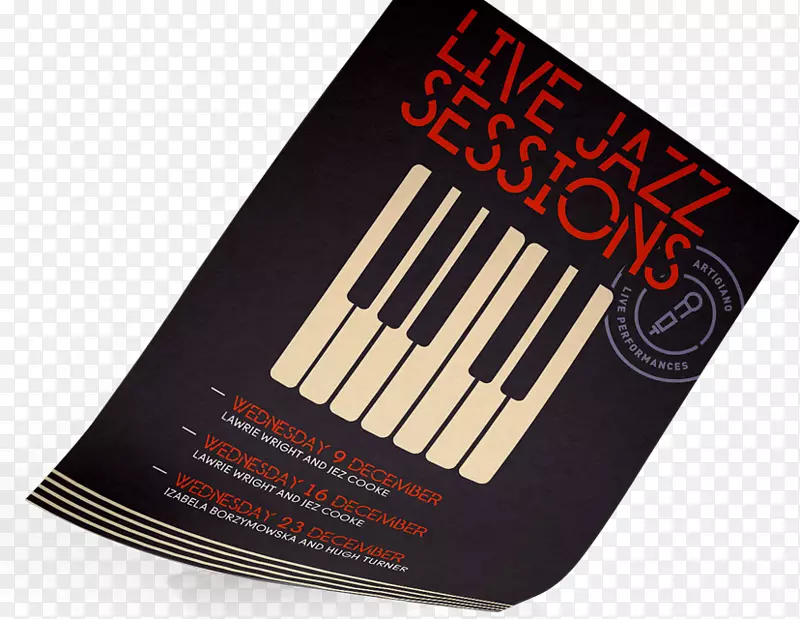 钢琴音乐键盘乐器爵士乐海报